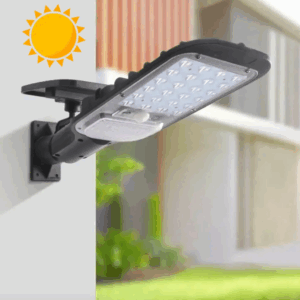 Lámpara Solar 120w Con Panel Solar Sensor, Control, Int, Ext