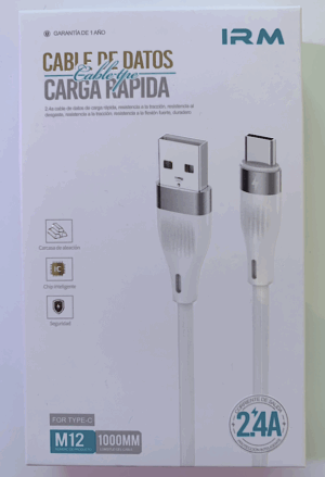 Cable Tipo-C Carga Rápida 1 Metro Resistente A Tracción