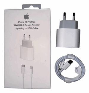 Cargador Rápido 35w Para iPhone 14 Pro Max, Cable Lightning